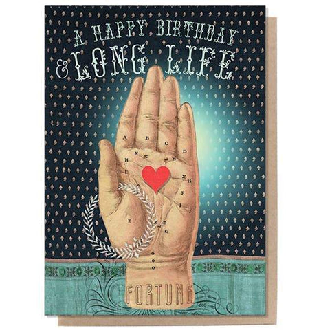 A Happy Birthday & Long Life Fortune Greeting Card